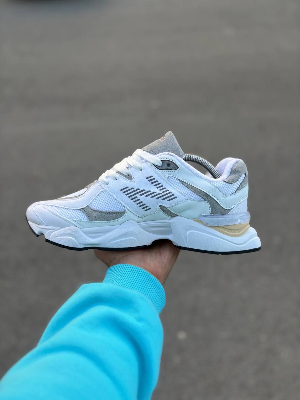 کتونی نیوبالانس 9060 / سفید / SST - تصویر 5