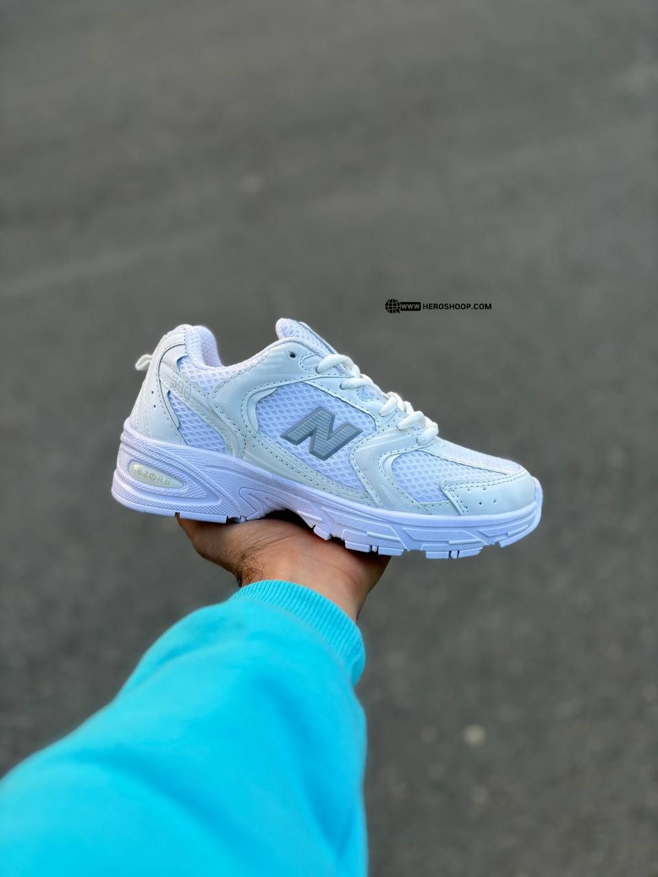 کتونی نیوبالانس 530 / رنگ سفید تمام