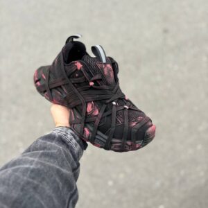 کتونی بالنسیاگا اسپایدر رنگ مشکی صورتی 2