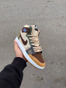 کتونی نایک وودو ساقدار رنگ اصلی / 1553 - Image 3