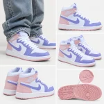 High-top-Jordan-1-sneakers-white-and-purple-with-pink-heel-Sizes-37–40-Code-27201-heroshoop.com-view5.webp