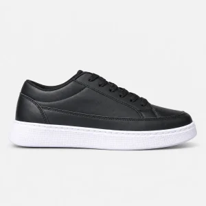 Bershka-Mens-Simple-Vans-Style-Shoes-Black-White-WWW.HEROSHOOP.COM-VIEW-1.webp