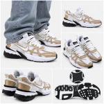 Nike-V2K-Comfortable-SportsRunning-Sneakers-–-White-Gold-heroshoop.com-veiw3.webp