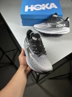 Hoka-model-comfortable-running-shoes-black-white-gray-heroshoop-view-3.webp