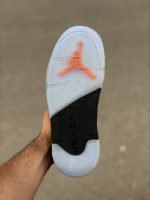 کتونی جردن فایو ساقدار مشکی آبی / کد 521 - Image 5