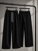 Bag-style-fabric-pants-premium-Oisou-fabric-black-color-heroshoop-view-2.webp