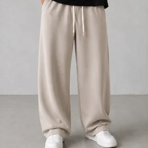 Baggy-style-fabric-pants-premium-Oisou-fabric-cream-color-heroshoop.webp