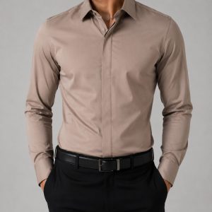 Men-shirt-in-cream-with-hidden-buttons-heroshoop.jpg