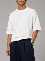 Plain-white-cotton-t-shirt-with-two-threads-heroshoop.jpg