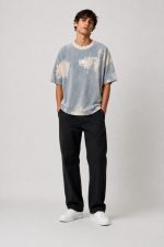 Watercolor-biscuit-design-sports-T-shirt-made-of-cotton-in-gray-blue-color-heroshoop-view-1.jpg
