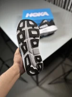 کتونی اسپرت رانینگ راحتی مدل هوکا / مشکی زیره سفید / کد 2650 - Image 5