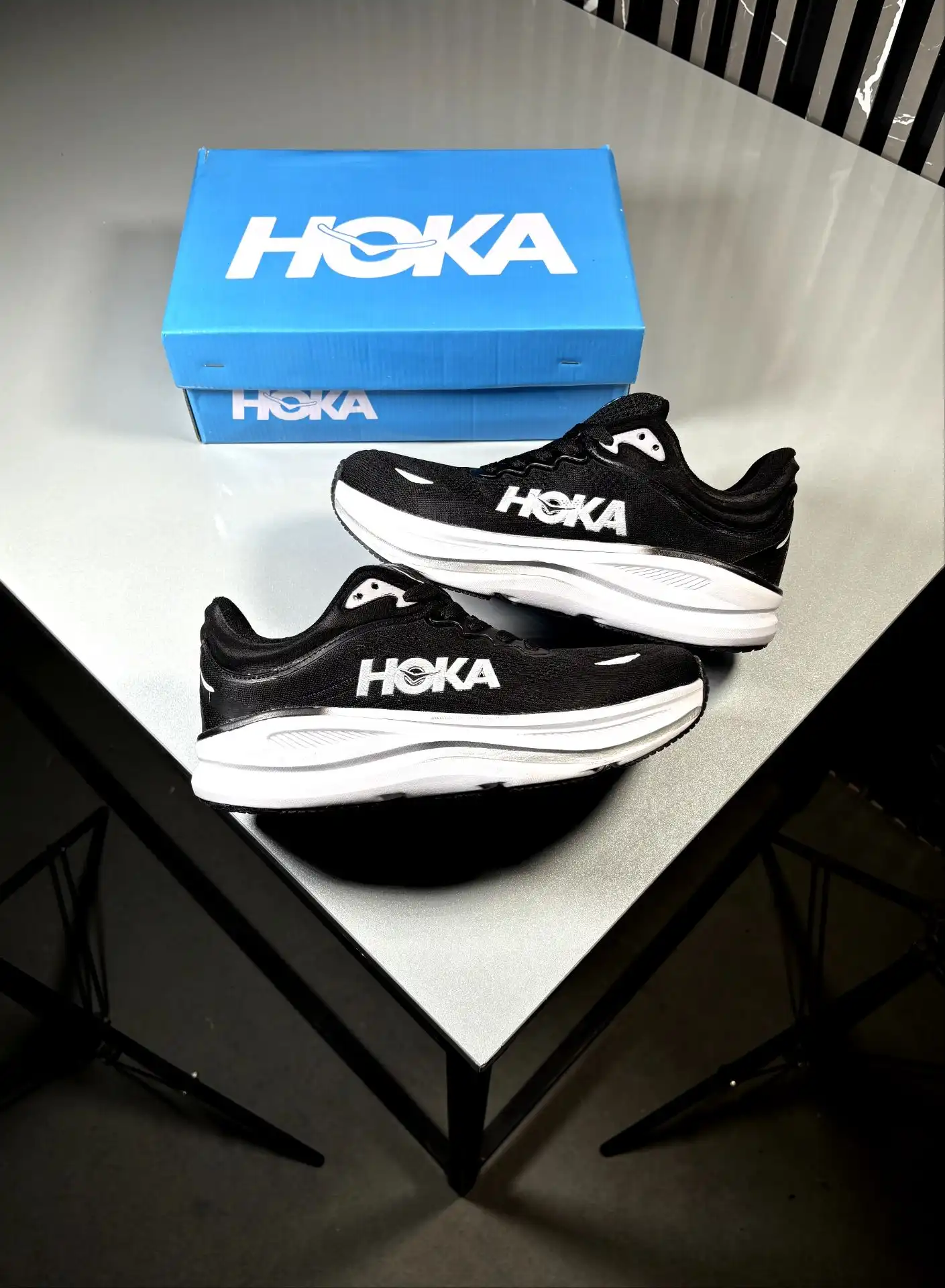 Hoka running shoes black white sole heroshoop Hoka-running-shoes-black-white-sole-heroshoop.webp