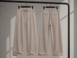 Men-baggy-cocoon-style-fabric-pants-Lyocell-fabric-Khaki-heroshoop-view-1.webp