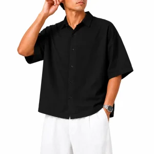 Mens-Lyocell-Shirt-Black-heroshoop.com-view1.webp