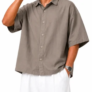 Mens-Lyocell-Shirt-Mocha-Color-2-heroshoop.com-view1.webp