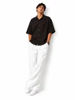 Mens-Lyocell-Shirt-Short-Sleeve-Brown-heroshoop.com-view3.webp