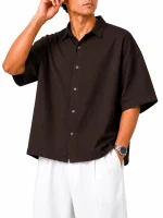 Mens-Lyocell-shirt-Brown-color-heroshoop.com-view1.webp