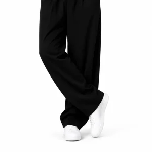 Natural-Lyocell-fabric-semi-bag-trousers-Long-length-108-cm-Black-heroshoop.com-view1.webp