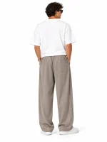 Natural-Lyocell-fabric-semi-bag-trousers-Long-length-108-cm-Cream-color-1-heroshoop.com-view3.webp