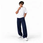 Natural-Lyocell-fabric-semi-bag-trousers-Long-length-108-cm-Navy-blue-heroshoop.com-view2.webp