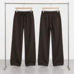 Natural-Lyocell-fabric-semi-bag-trousers-Long-length-108-cm-Solid-brown-heroshoop.com-view3.webp