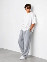 Natural-Lyocell-fabric-semi-bag-trousers-Long-length-108-cm-Solid-grey-heroshoop.com-view2.webp