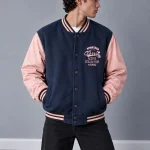 Bomber-Jacket-Faux-fur-lining-Felted-wool-body-with-windbreaker-style-sleeves-WWW.HEROSHOOP.COM-VIEW-1-BLOUE.webp
