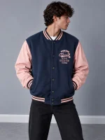 Bomber-Jacket-Faux-fur-lining-Felted-wool-body-with-windbreaker-style-sleeves-WWW.HEROSHOOP.COM-VIEW-1-BLOUE.webp