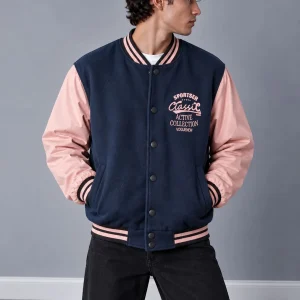 Bomber-Jacket-Faux-fur-lining-Felted-wool-body-with-windbreaker-style-sleeves-WWW.HEROSHOOP.COM-VIEW-1-BLOUE.webp