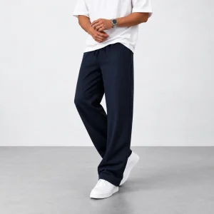 Mens-natural-Lyocell-wide-leg-trousers-navy-blue-length-110-heroshoop.com-view1.webp