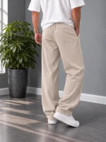 Natural-Lyocell-Semi-Baggy-Fit-Trousers-Length-110-Khaki-heroshoop.com-view3.webp