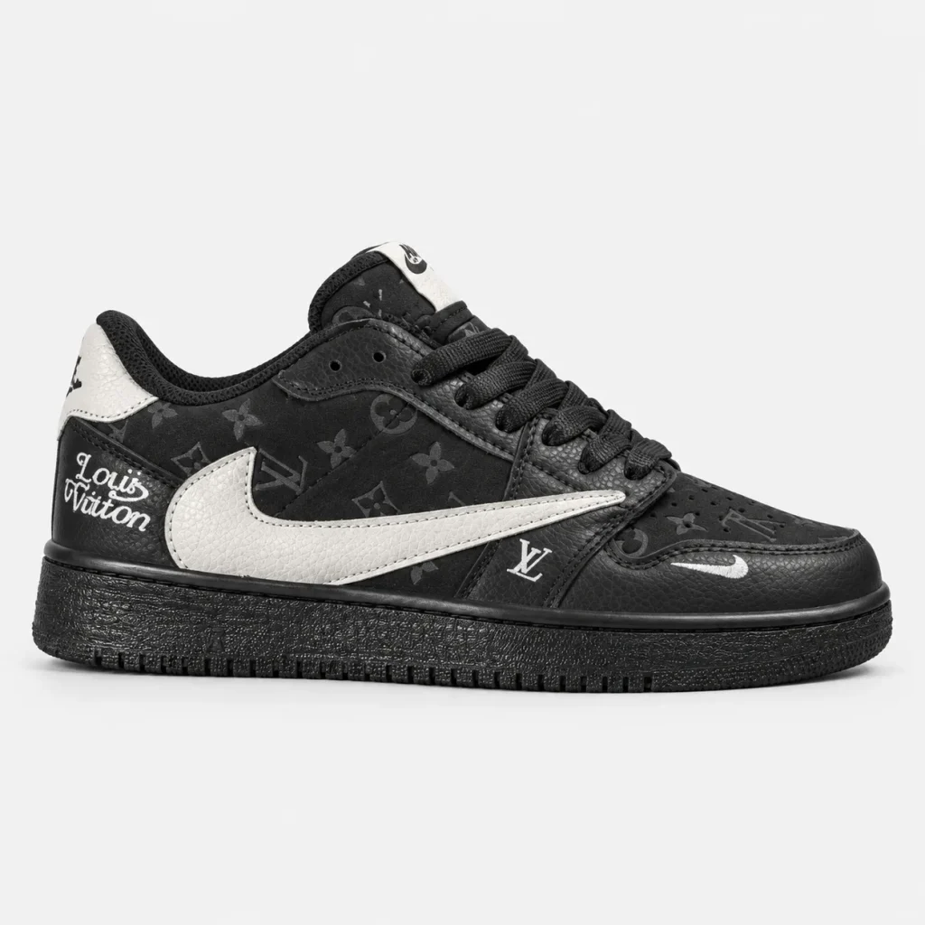 Nike-Jordan-1-Travis-Scott-x-Louis-Vuitton-Sneakers-Black-Grey-Code-1147-heroshoop.com-view1.webp