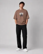 Premium-Cotton-T-Shirt-Makan-GOOD-VIBES-Print-Brown-heroshoop.com-View-3.webp