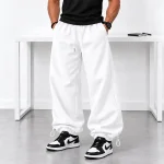 Baggy-Jogger-Pants-Cuffed-Hem-White-www.heroshoop.com-view-1.webp
