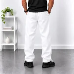 Baggy-style-joggers-White-Adjustable-toggle-cuffs-3-thread-fleece-lined-cotton-www.heroshoop.com-view-2.webp