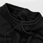 شلوار جاگر مشکی / قواره بگ و مام / دمپا فیت و آزاد / دمپا دوحالته استوپر / کد 8001 - تصویر 4