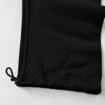 شلوار جاگر مشکی / قواره بگ و مام / دمپا فیت و آزاد / دمپا دوحالته استوپر / کد 8001 - تصویر 6