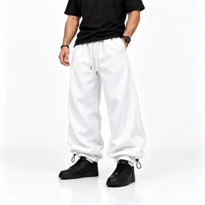 Sport-Jogger-Pants-Baggy-Fit-White-3-Thread-Cotton-Fleece-Adjustable-Toggle-Cuffs-2-Modes-www.heroshoop.com-view-1.webp