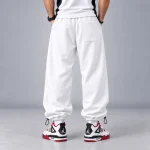 White-Baggy-Joggers-3-Thread-Cotton-Adjustable-Cuffs-2-Styles-www.heroshoop.com-view-2.webp