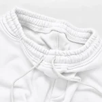 شلوار اسلش جاگر سفید بگ / پنبه 3 نخ / دمپا 2 حالته - تصویر 6