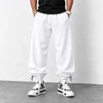 White-Baggy-Joggers-3-Thread-Cotton-Toggle-Adjustable-Cuffs-www.heroshoop.com-view-1.webp
